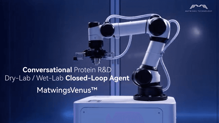 Matwings Technology MatwingsVenus™ – a conversational protein R&D closed-loop agent across dry-lab and wet-lab workflows – has been officially launched! 